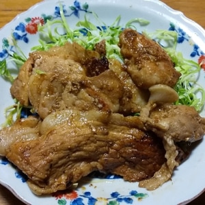 焼肉のタレをちょっとプラス☆豚の生姜焼き